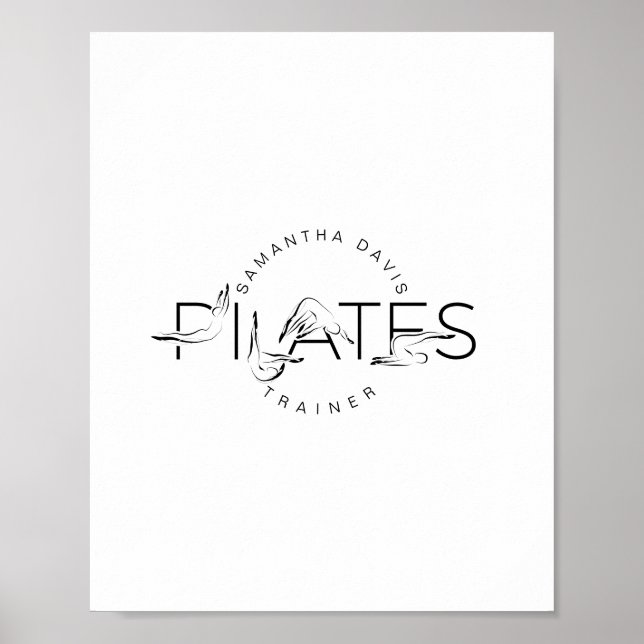 Poster Mot Pilates Instructeur Pilates (Devant)