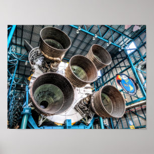 Poster Moteur-fusées de Saturn V