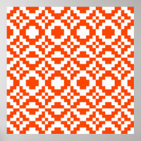 motif Abstrait géométrique pixelisé transparent. M