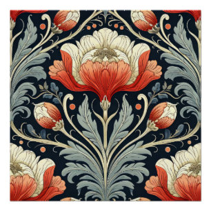 Poster Motif Art nouveau