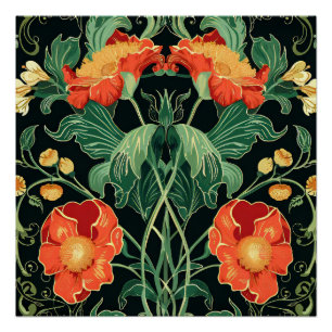 Poster Motif Art nouveau