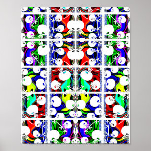 Poster Motif couleur