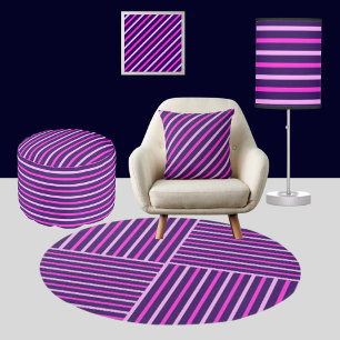 Poster Motif couleur mignonne rayures