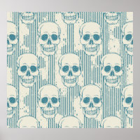 Motif crâne : Motif libre sans couture