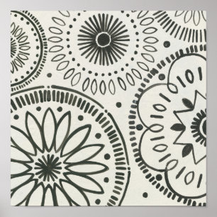 Poster Motif d'abrégé sur Kami