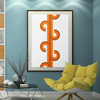 Motif d'art de fusion géométrique Abstrait