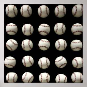 Poster Motif de baseball