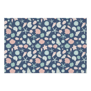 Poster motif de coquillages