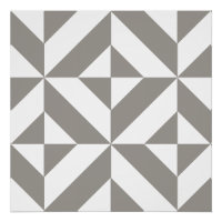 Motif de cube géométrique gris argenté