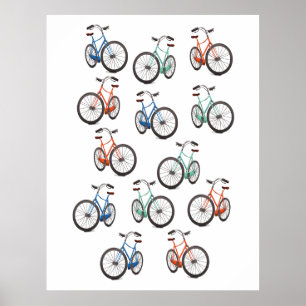 Poster Motif de cycle