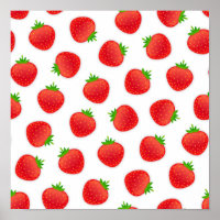 Motif de fraises