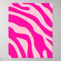 Motif de lignes rétro roses chaudes
