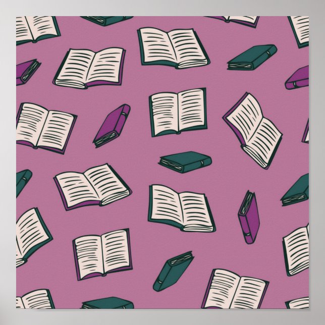 Poster Motif de livre (Devant)