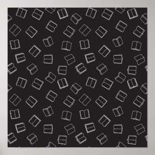 Poster Motif de livre