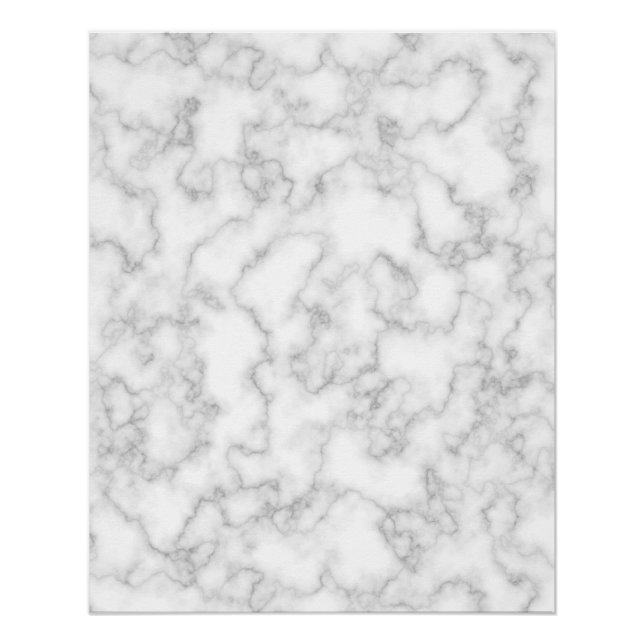 Poster Motif de marbre gris blanc marbré Arrière - plan d (Devant)