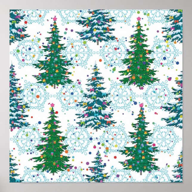 Poster Motif de Noël (Devant)