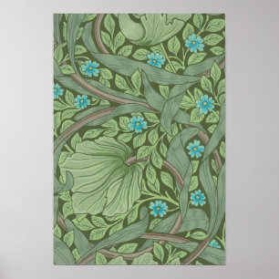Poster Motif de papier peint, exemple avec Forget-Me-Nots