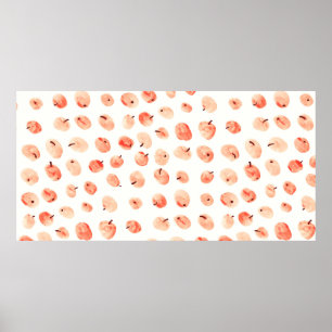 Poster Motif de pommes Red paradise