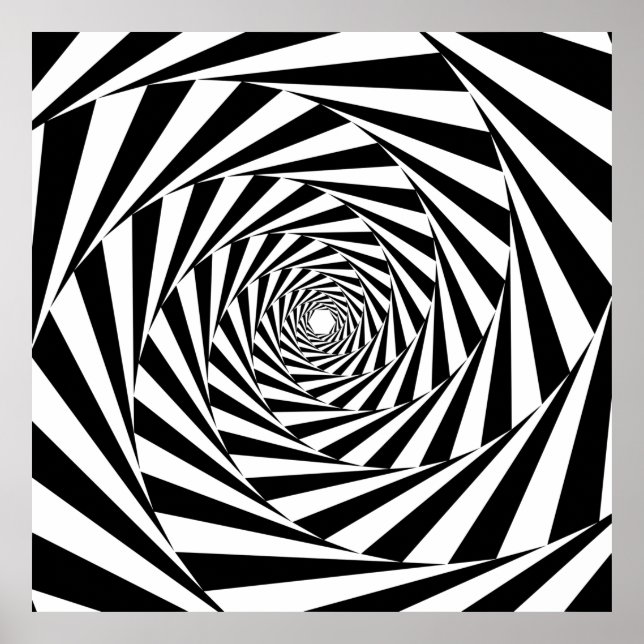 Poster motif de spirale de conception de fond (Devant)