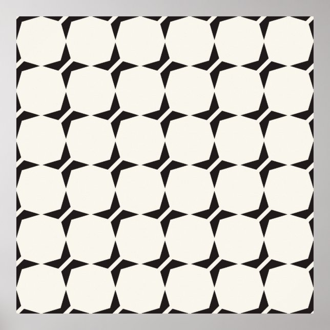 Poster motif de treillis transparent. Texture moderne et  (Devant)