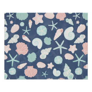 Poster motif des coquillages