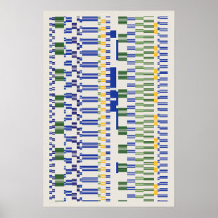 Poster Motif des nombres de Ramanujan