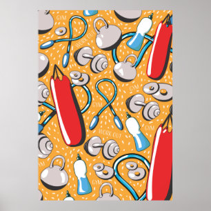 Poster Motif d'exercice