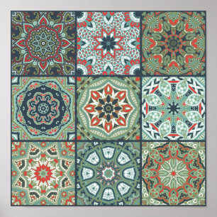 Poster Motif en céramique