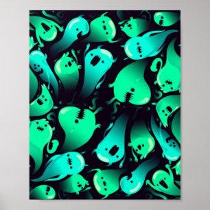 Poster Motif fantôme