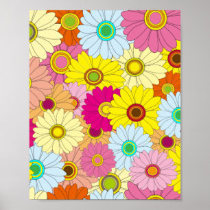 Poster motif floral