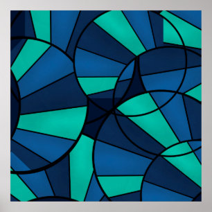 Poster motif géométrique Abstrait