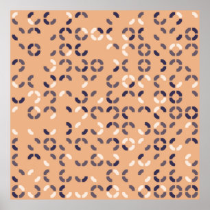 Poster motif géométrique design abstrait, art, artwork, b