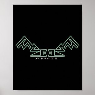 Poster Motif graphique décontracté tenue d'été Dessin uni