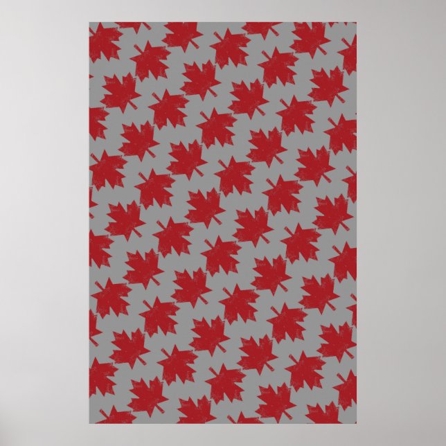 Poster Motif Maple Leaf (Devant)