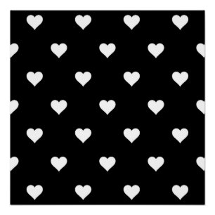 Poster Motif minimaliste noir et blanc