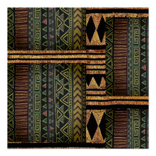 Poster Motif mobile tribal Afrocentré Imprimer 