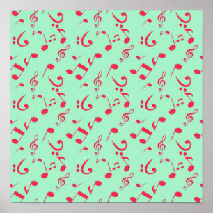 Poster Motif musical