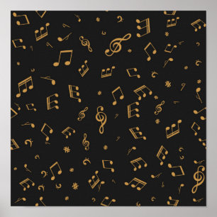 Poster Motif musical