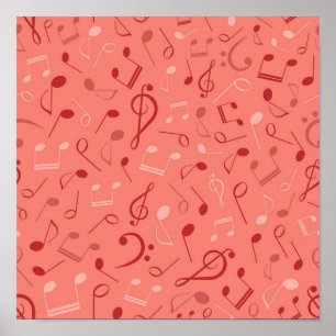Poster Motif musical