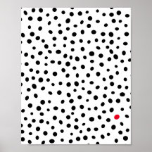Motif Polka Abstrait