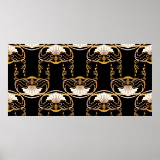 Poster Motif sans couture, arrière - plan avec élément dé