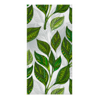 Motif sans couture avec Feuilles de thé vert