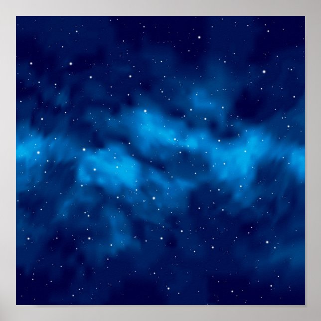 Poster Motif spatial (Devant)