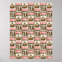 MOTIF THÉ CAFÉ, Carte postale