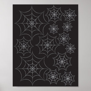 Poster Motif Toiles d'araignées