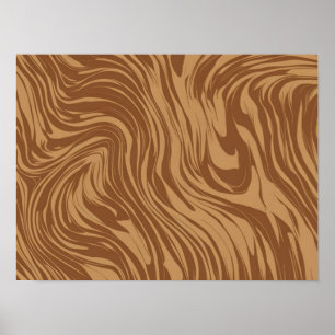 Poster Motif vectoriel en bois sans joint