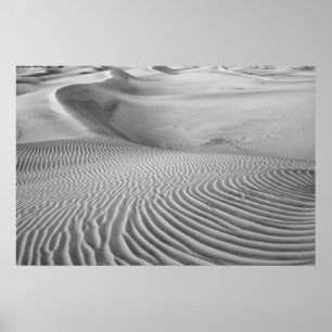 Poster Motifs Dans Les Dunes De Sable