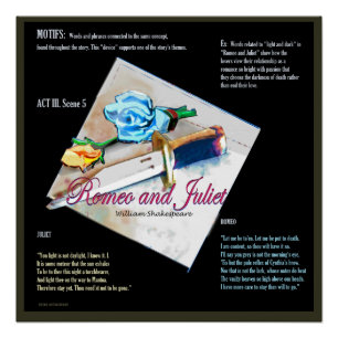 Poster Motifs de Romeo et de Juliet
