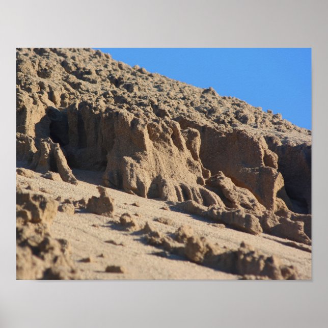 Poster Motifs de sable no 2 Nature (Devant)