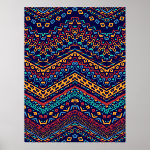 Poster Motifs ethniques